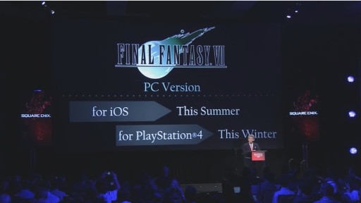  No.001Υͥ / E3 2015ϡFINAL FANTASY VII INTERNATIONALפȯ䤬2015ǯդߤ˱iOSǤо