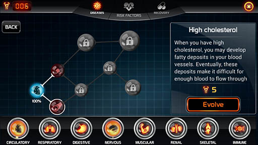 画像ギャラリー No.005のサムネイル画像 / 対象者をあの手この手で不健康にさせる問題作!? スマホ向け疾患シミュレーションゲーム「Bio Inc. Platinum - Biomedical Plague」を紹介する「(ほぼ)日刊スマホゲーム通信」第747回