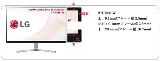 LGն۱ǥѤFreeSyncб4K IPSվǥץ쥤27UD68-Wפȯ