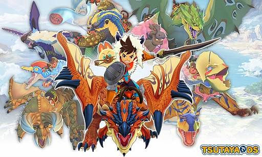 画像集 No.010のサムネイル画像 / 「MH ストーリーズ Ver.1.2 更新版」の発売を記念して「TSUTAYAでDS」キャンペーンが復刻開催。10月31日まで