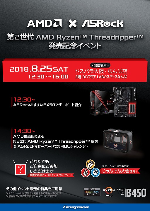 ɥѥ塦ʤŹ8252Ryzen Threadripperȯ䵭ǰ٥Ȥ򳫺