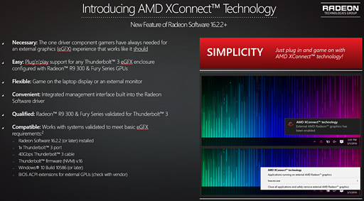 AMDThunderbolt 3³γդGPUѡXConnectפȯɽ