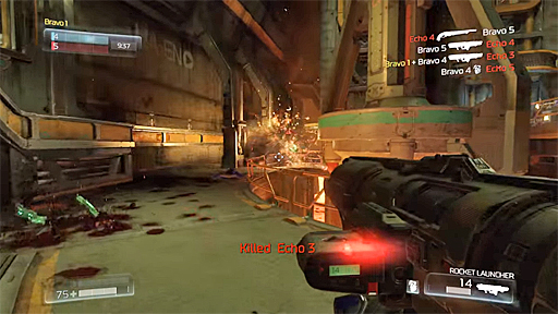 DOOM Multiplayer Closed Alpha-Gameplay Video