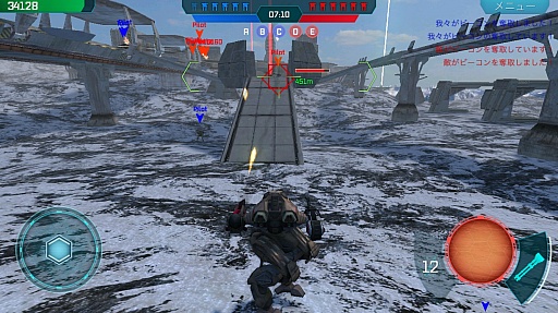 画像集 No.007のサムネイル画像 / 戦場のビーコンを奪い合う6対6のロボットアクションゲーム「Walking War Robots」を紹介する「(ほぼ)日刊スマホゲーム通信」第973回