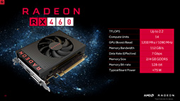 Radeon RX 460ץӥ塼ŸפưPolaris1λԾƤ֤