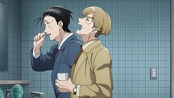 画像ギャラリー No.055のサムネイル画像 / そうだ アニメ，見よう：第267回は「スーパーの裏でヤニ吸うふたり」。中年サラリーマンと若い女性店員の恋模様を描いた癒し系アニメ
