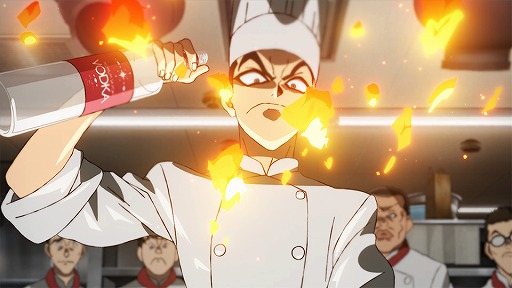 画像ギャラリー No.007のサムネイル画像 / そうだ アニメ，見よう：第269回は30年前の名作漫画をアニメ化した「鉄鍋のジャン」。“悪魔のような料理人”秋山 醤とライバルたちの激闘を描く