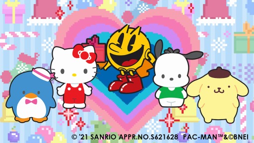 画像集#038のサムネイル/バンダイナムコ，“Be PAC-TIVE!”に基づく企画を発表。「PAC-MAN」とサンリオキャラクターズのコラボや“パックマンのゲーム博物館”など