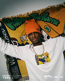 画像ギャラリー No.009のサムネイル画像 / アパレルブランド「WIND AND SEA」と「パラッパラッパー」がコラボ。ゲームの30周年記念コレクションを2月13日に先行発売