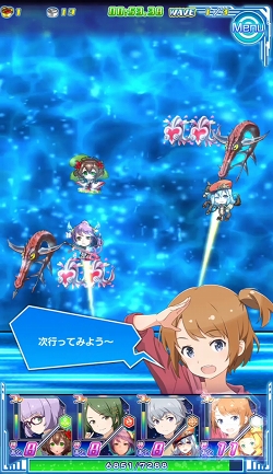 画像ギャラリー No.001のサムネイル画像 / 活きのいい宇宙魚に候補生&守護神が挑む。「ソラとウミのアイダ」のバトルシステムを紹介