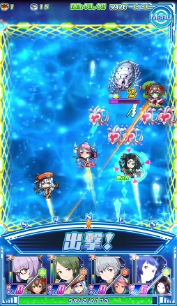 画像ギャラリー No.013のサムネイル画像 / 活きのいい宇宙魚に候補生&守護神が挑む。「ソラとウミのアイダ」のバトルシステムを紹介