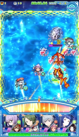 画像ギャラリー No.014のサムネイル画像 / 活きのいい宇宙魚に候補生&守護神が挑む。「ソラとウミのアイダ」のバトルシステムを紹介