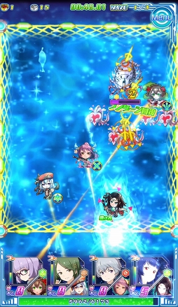 画像ギャラリー No.016のサムネイル画像 / 活きのいい宇宙魚に候補生&守護神が挑む。「ソラとウミのアイダ」のバトルシステムを紹介