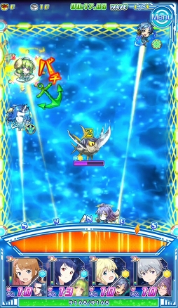 画像ギャラリー No.024のサムネイル画像 / 活きのいい宇宙魚に候補生&守護神が挑む。「ソラとウミのアイダ」のバトルシステムを紹介