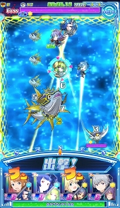 画像ギャラリー No.029のサムネイル画像 / 活きのいい宇宙魚に候補生&守護神が挑む。「ソラとウミのアイダ」のバトルシステムを紹介