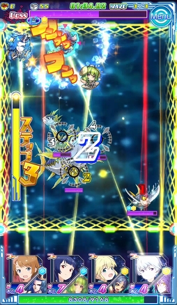 画像ギャラリー No.038のサムネイル画像 / 活きのいい宇宙魚に候補生&守護神が挑む。「ソラとウミのアイダ」のバトルシステムを紹介