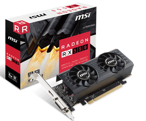 MSIץбRadeon RX 550ܥɤȯ