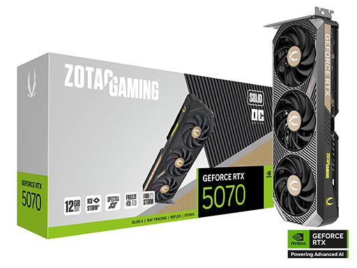 ZOTACGeForce RTX 5070ܥ2ʤȯ䡣305mm緿顼ܥǥ