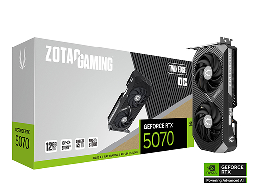 ꡼ No.001Υͥ / ѥȤ2Ϣե󥯡顼ѤZOTACGeForce RTX 5070/5060 Tiܥɤȯ
