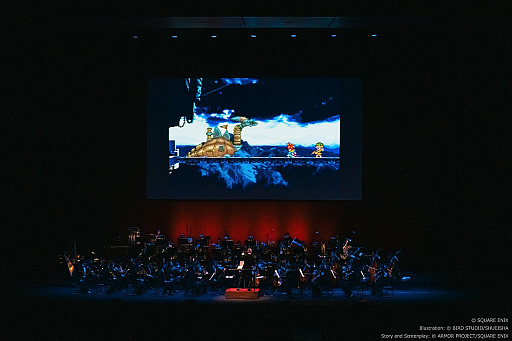画像ギャラリー No.009のサムネイル画像 / 「クロノ・トリガー Orchestra Concert 時を超える旋律」レポート。クロノ達の冒険を,オーケストラ演奏と映像で追体験できる公演に