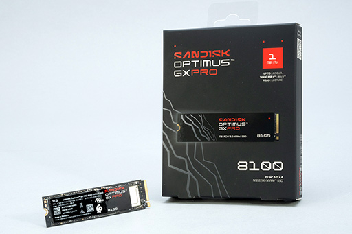 画像ギャラリー No.002のサムネイル画像 / SSDの老舗「Sandisk」がシリーズを一新! ゲーマー向けSSD「Optimus GX PRO 8100」はアップグレードに最適だ
