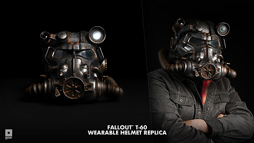 画像ギャラリー No.001のサムネイル画像 / 「Fallout」，装着可能なパワーアーマーのヘルメットとパワーフィストの実物大レプリカ発表