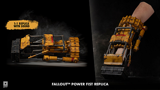 画像ギャラリー No.003のサムネイル画像 / 「Fallout」，装着可能なパワーアーマーのヘルメットとパワーフィストの実物大レプリカ発表