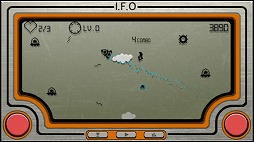 画像ギャラリー No.002のサムネイル画像 / 電子ゲームを彷彿とさせるレトロ調のシューティングゲーム「I.F.O」を紹介する「(ほぼ)日刊スマホゲーム通信」第1743回
