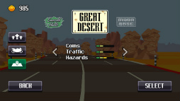 画像ギャラリー No.010のサムネイル画像 / 障害をハンドルさばきで切り抜けろ！ スマホ向けレースゲーム「Retro Highway」を紹介する「（ほぼ）日刊スマホゲーム通信」第1763回