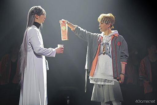 画像ギャラリー No.006のサムネイル画像 / 「『ヒプステ』《Fling Posse & 麻天狼 feat. 鬼瓦ボンバーズ ＆ D4》」ゲネプロレポート。キャラクターたちの出生や秘密も明らかに