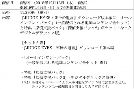 JUDGE EYESΰס̵DLC2ơֿѥåۿ