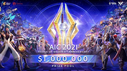 з -Arena of Valor-פeݡAIC2021ɤŷꡣɽϡX<sup></sup>eSportsɤ