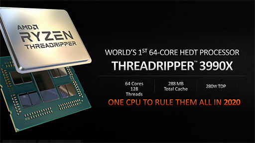 AMD3Ryzen Threadripperξܺ٤餫ˡ2020ǯˤ64128åбΡRyzen Threadripper 3990Xפ꡼