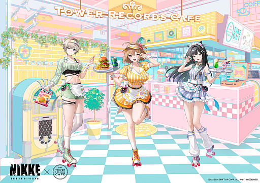 画像ギャラリー No.009のサムネイル画像 / 「勝利の女神：NIKKE」，タワーレコードで期間限定コラボ実施。POP UP SHOPでのグッズ販売などを予定