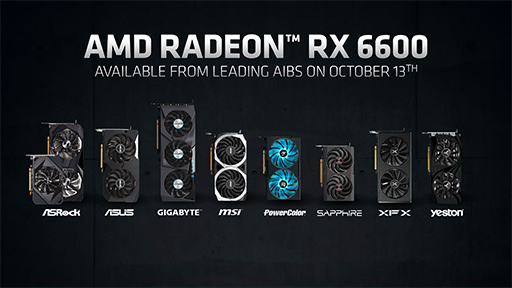 AMDGPURadeon RX 6600פȯɽGeForce RTX 3060ĩ魯Navi 2XΥȥ꡼ߥɥ륯饹GPU