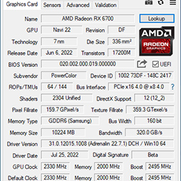 ͻָRX 6700ܥɡRD-RX6700-E10GB/DFץӥ塼٤ƤRX 6700̵ɤΥߥɥ륯饹ԾˤΩ֤ϡ