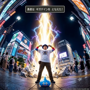 画像ギャラリー No.024のサムネイル画像 / 「ドラゴンクエスト」のモンスターが渋谷と原宿にあらわれた！ リアルRPGイベント「ジェミニクエスト」本日スタート。生成AIのちからで立ち向かおう
