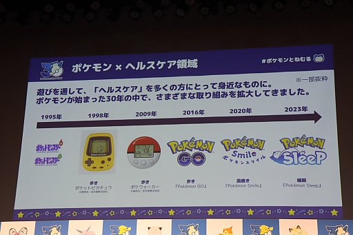 画像ギャラリー No.003のサムネイル画像 / 「ポケモン30周年、ねむる発表会」レポート。「Pokémon Sleep」を軸に，「ポケモン×ねむる」をテーマにした企画を続々展開