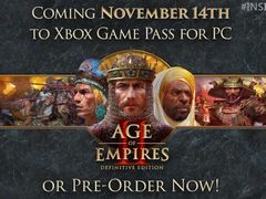 gamescomϡAge of Empires II: Definitive Editionפ1114˥꡼ꡣXbox Game Pass for PCб