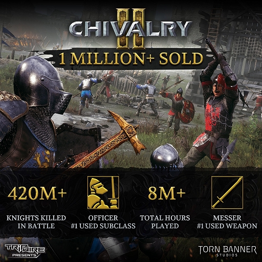 Chivalry 2פܿ100ܤˡץ쥤֤ʤɥץǡθ