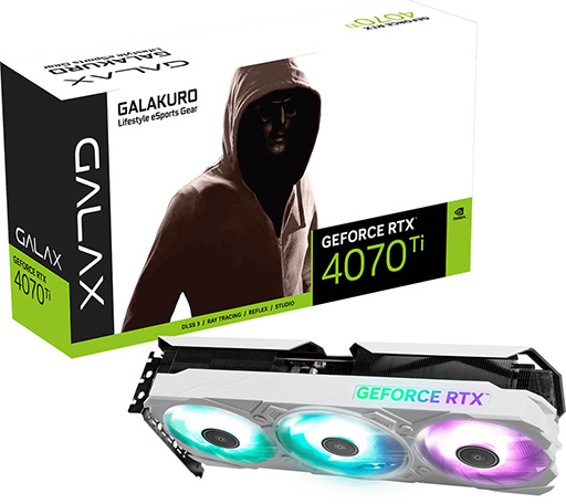 3ǯݾڤGALAKURO GAMINGGeForce RTX 4070 Ti/4070/4060 Tiܥɤȯ