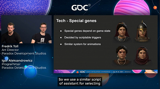 GDC 2021ϡCrusader Kings IIIפΡȰɥƥȥ饯եåμưˤĤơѤȥȤξ̤