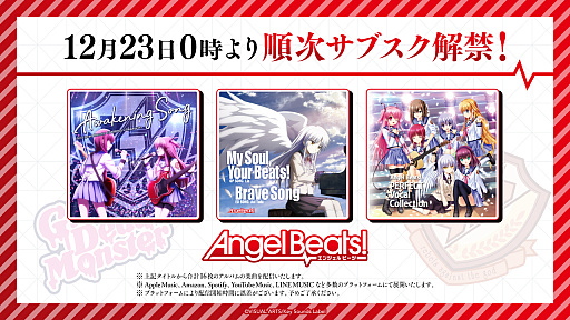 ǥ⡤´ȡ֥إ֥С󥺥åɡסߡAngel Beats!ס3Ƥ12271100鳫