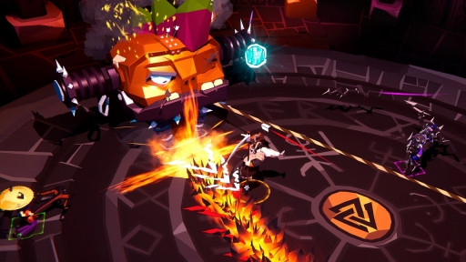 画像ギャラリー No.013のサムネイル画像 / 巨大な食パンにサイコロ……強大なボスとヴァイキングたちが戦う非対称型対戦ゲーム「BOSSGARD」のPC向け日本語版を先行プレイ