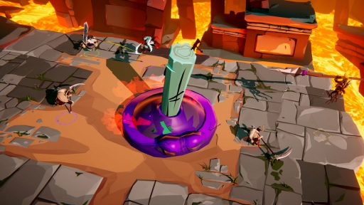 画像ギャラリー No.015のサムネイル画像 / 巨大な食パンにサイコロ……強大なボスとヴァイキングたちが戦う非対称型対戦ゲーム「BOSSGARD」のPC向け日本語版を先行プレイ