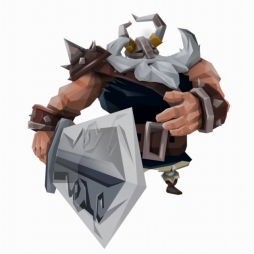 画像ギャラリー No.017のサムネイル画像 / 巨大な食パンにサイコロ……強大なボスとヴァイキングたちが戦う非対称型対戦ゲーム「BOSSGARD」のPC向け日本語版を先行プレイ