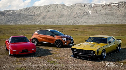 画像ギャラリー No.001のサムネイル画像 / 「グランツーリスモ7」,シボレー カマロ 1969 Race-Mod,マツダ アンフィニ RX-7 Type R,ルノー キャプチャー S Edition TCe 140が登場