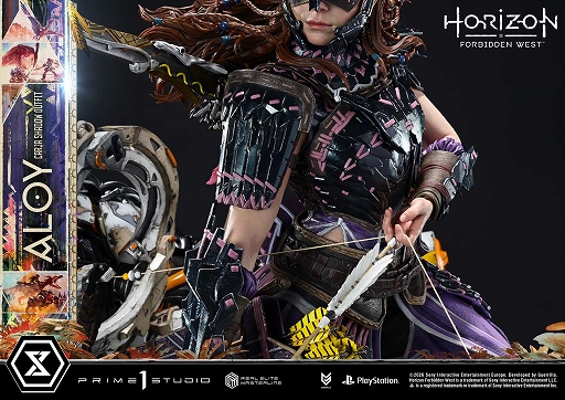 画像ギャラリー No.005のサムネイル画像 / 「Horizon Forbidden West」のアーロイを1/3スケールで立体化。プライム1スタジオ，「アーロイ カージャ・シャドウ DX ボーナス版」を発表