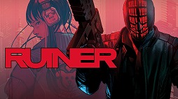 画像ギャラリー No.001のサムネイル画像 / サイバーパンクなアクションSTG「RUINER」がSwitch向けに本日リリース。さまざまな特典が封入されたパッケージ版の予約も受付中