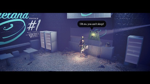 画像ギャラリー No.007のサムネイル画像 / ガラスの肉体を光らせ,悪魔はスケボーで月を目指す。サイケデリックな世界を疾走するスケボーアクション「Skate Story」,本日発売